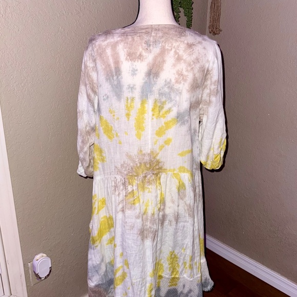 Women’s S Belle France Tie-Dye Boho Tunic (Excellent Condition, Gently Used) - Picture 3 of 7